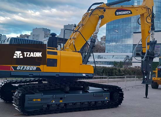 Excavadora 38Tt Sinomach Ge380H Sobre Orugas Metálicas 6