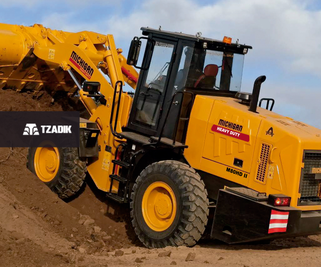 🏗️ ¡FUERZA BRUTA! Pala Frontal Michigan modelo M80HD II