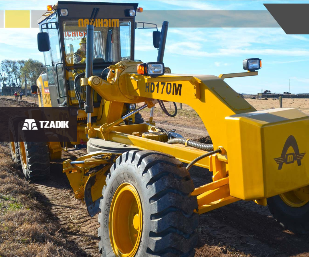 🚜 Motoniveladora Michigan modelo HD170M en TZADIK: Potencia y Financiación para tu Campo
