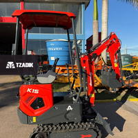 EXCAVADORA BURGER K15 - 1,2 TN COOP DIESEL 10HP 3