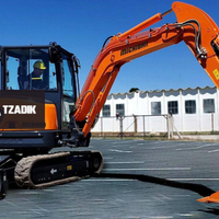Excavadora Oruga De Caucho MEC40 2