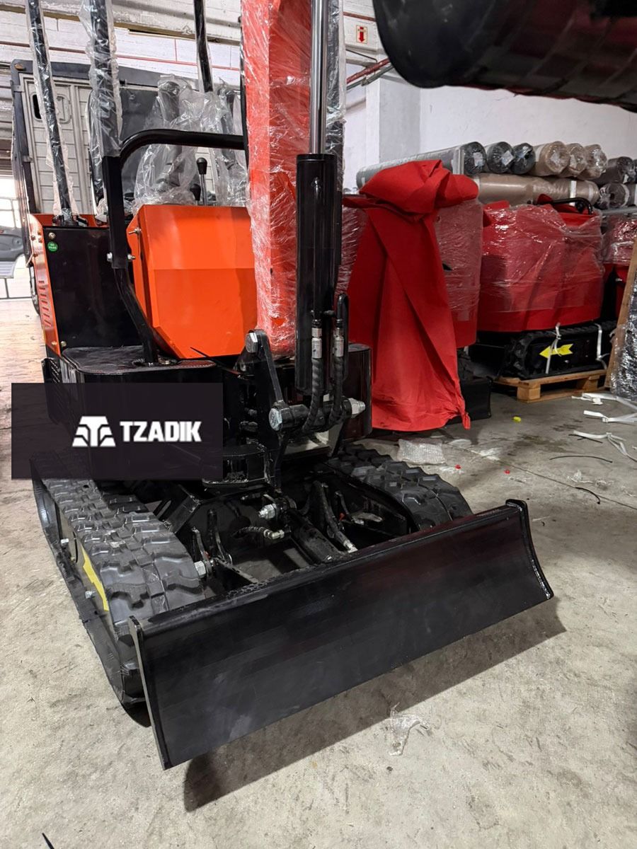 Miniexcavadora De 1T Motor 10Hp Orugas De Goma 6