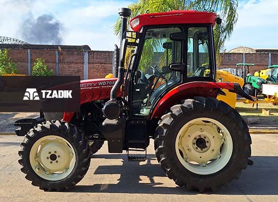 Tractor 🚜 Chery Word RK704-C 75HP 4X4 Cabina con Aire. 5